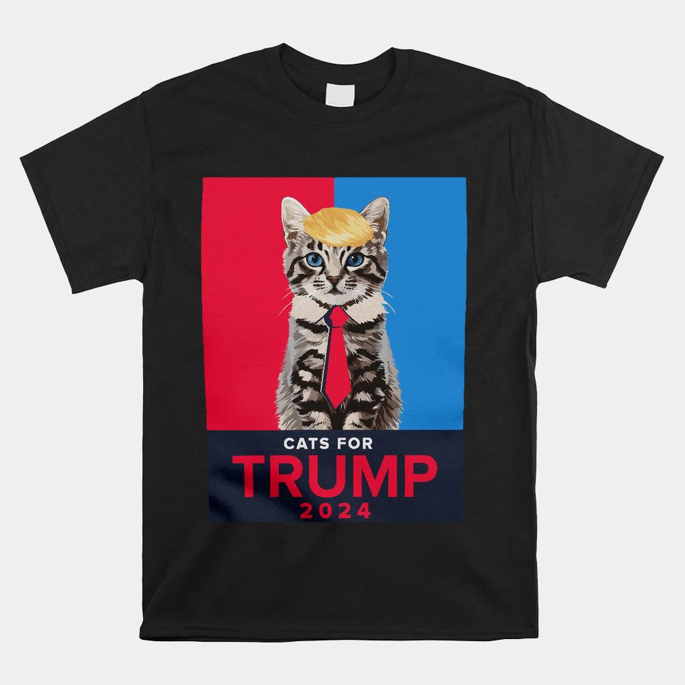 Cats For Trump 2024 Shirt