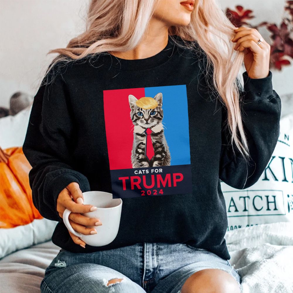 Cats For Trump 2024 Shirt