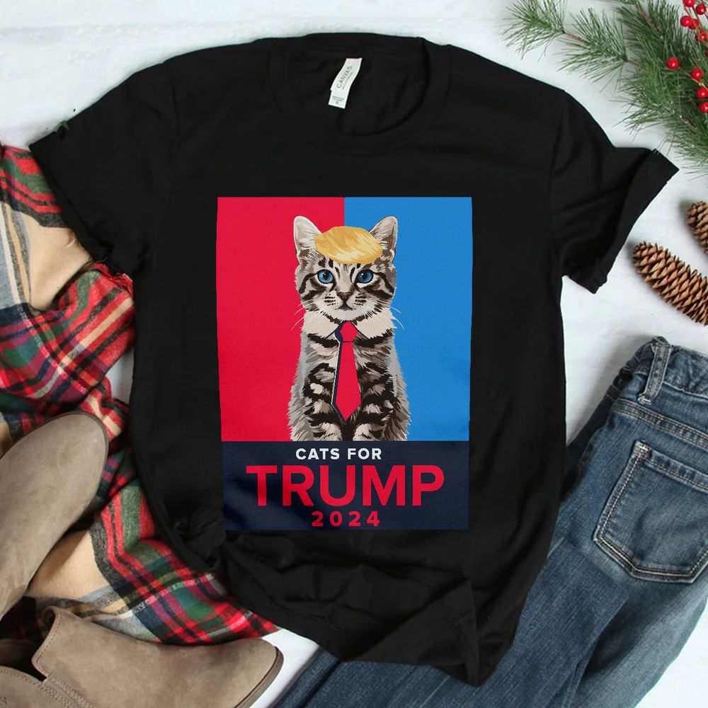 Cats For Trump 2024 Shirt